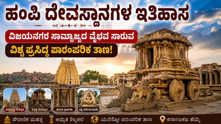 ಹಂಪಿ ದೇವಾಲಯಗಳ ತಿಹಾಸ: