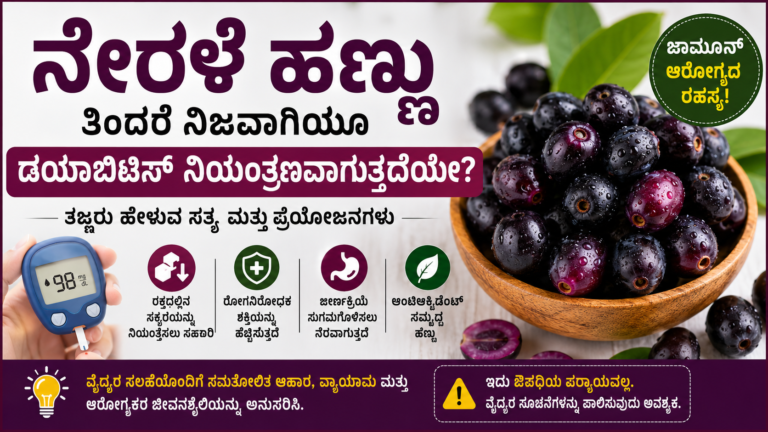 ನೇರಳೆ ಹಣ್ಣು ತಿಂದರೆ ಡಯಾಬಿಟಿಸ್ ನಿಯಂತ್ರಣವಾಗುತ್ತದೆಯೇ? ತಜ್ಞರು ಹೇಳಿದ ಸತ್ಯವೇನು?