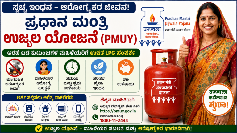 ಪ್ರಧಾನ ಮಂತ್ರಿ ಉಜ್ವಲ ಯೋಜನೆ (PMUY) 2026
